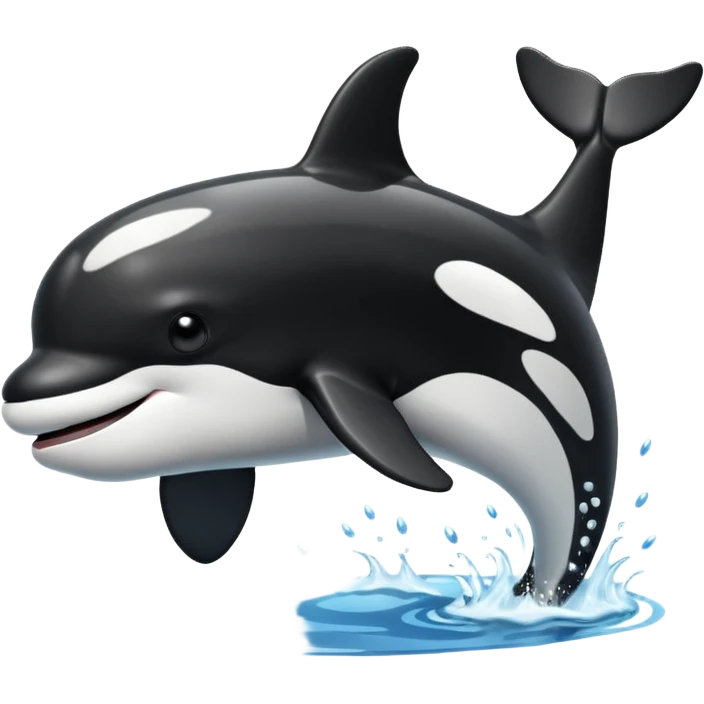 Orca Waving emoji