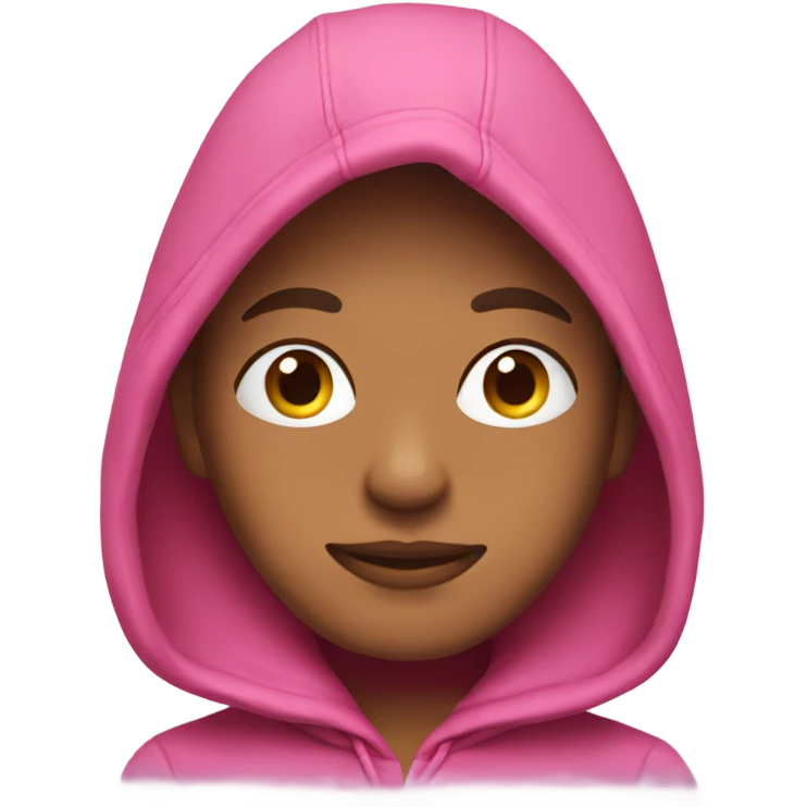 Pink hoodie emoji