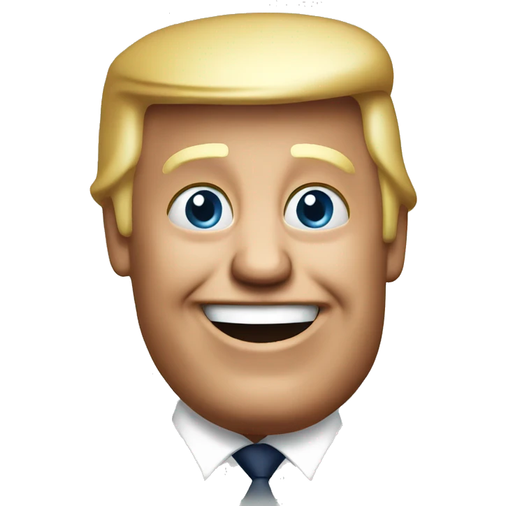 TRUMP happy emoji