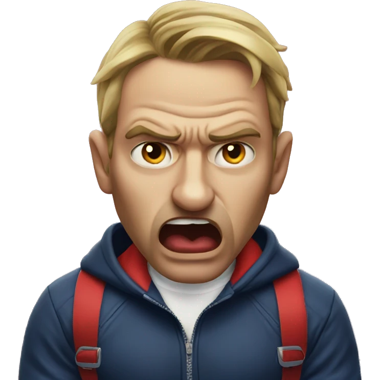 angry red bull snort emoji