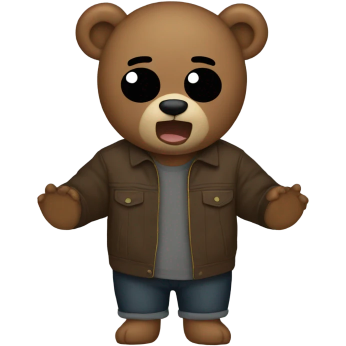 Kanye bear emoji