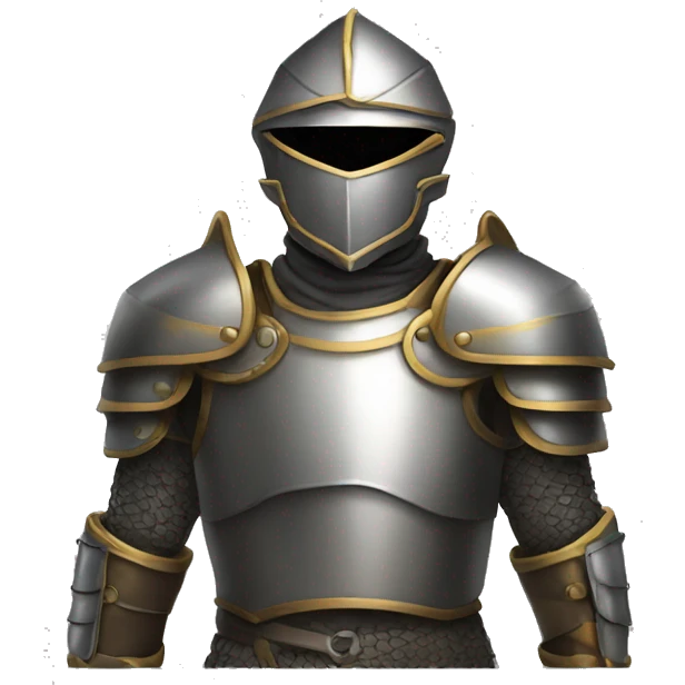 Armored figure emoji