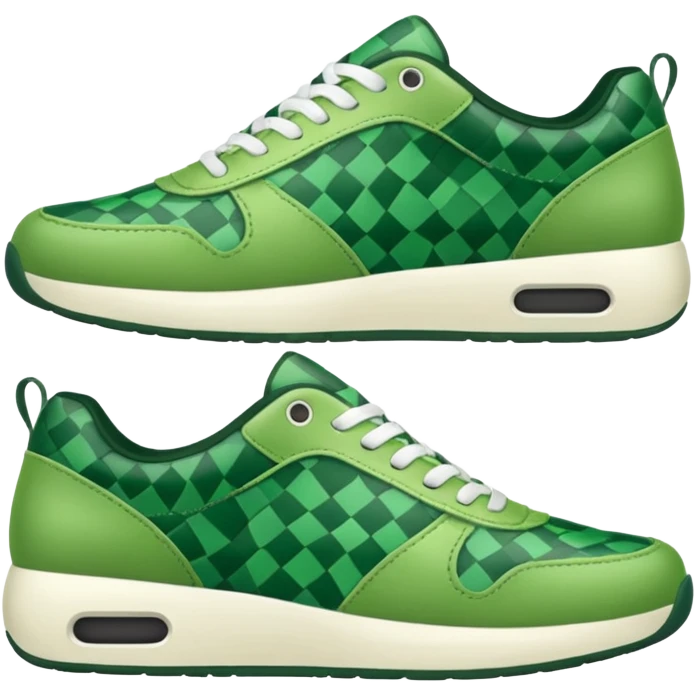 green patterned shoes  emoji