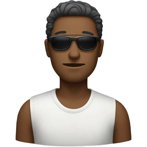Dude wearing sunglasses  emoji