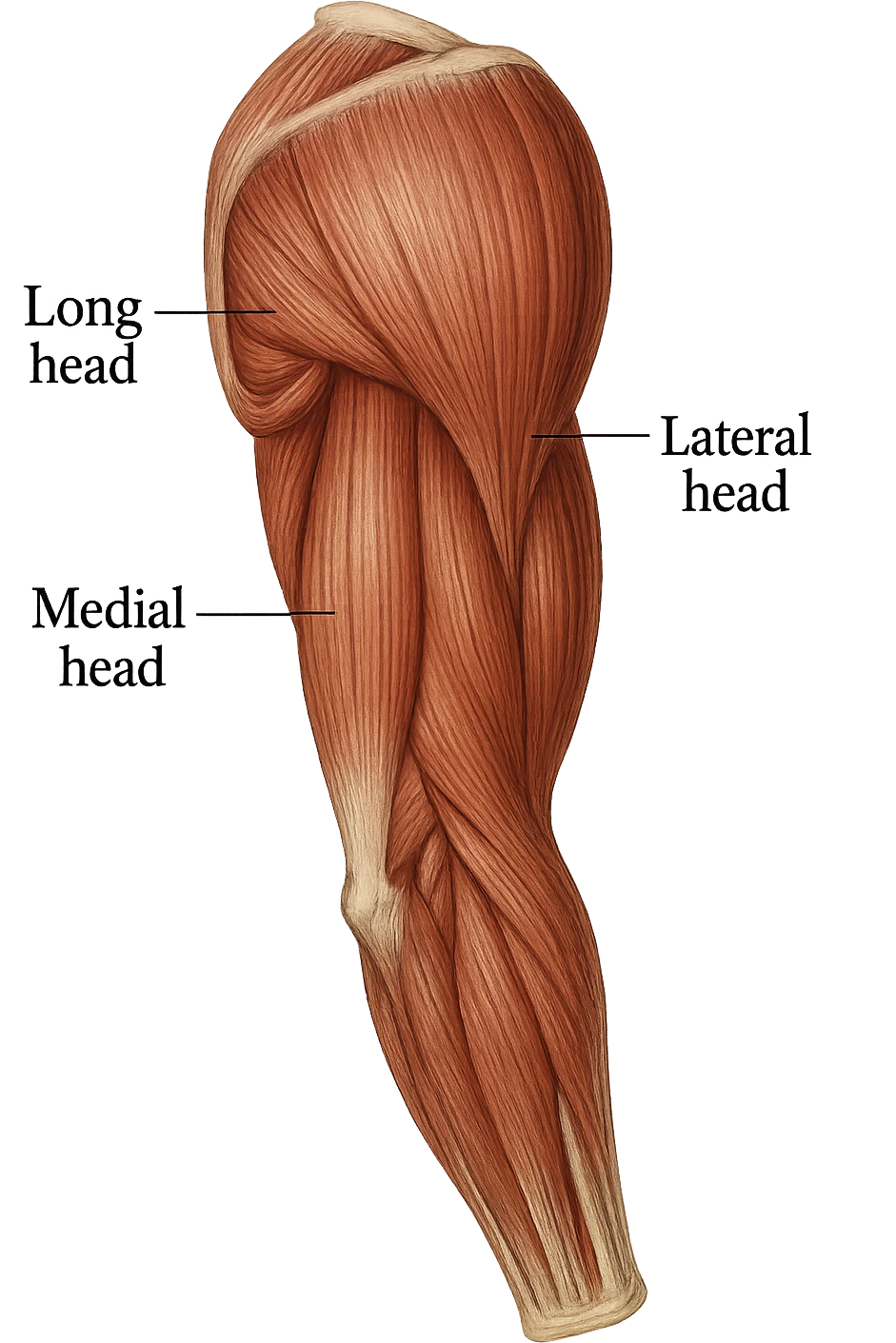 tricipite visto anatomicamente  emoji