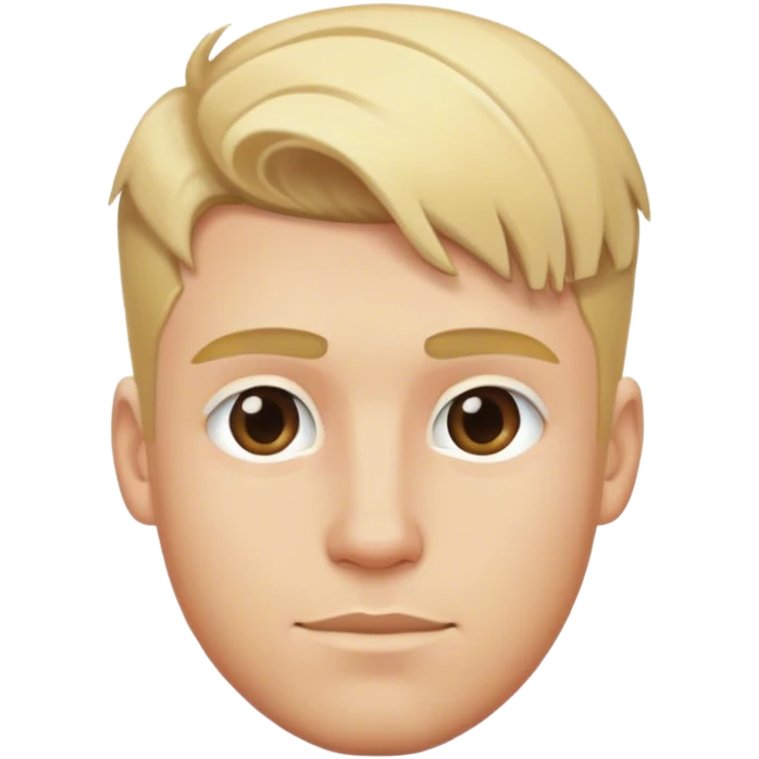 blonde male hairstyles emoji