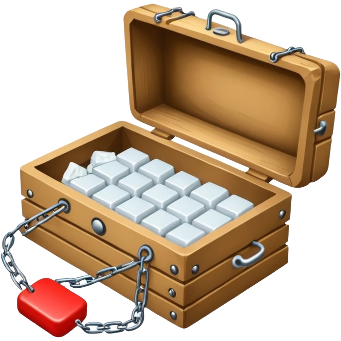 animal trap with cocaine as bait  emoji