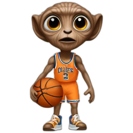 E.t Play basketball emoji