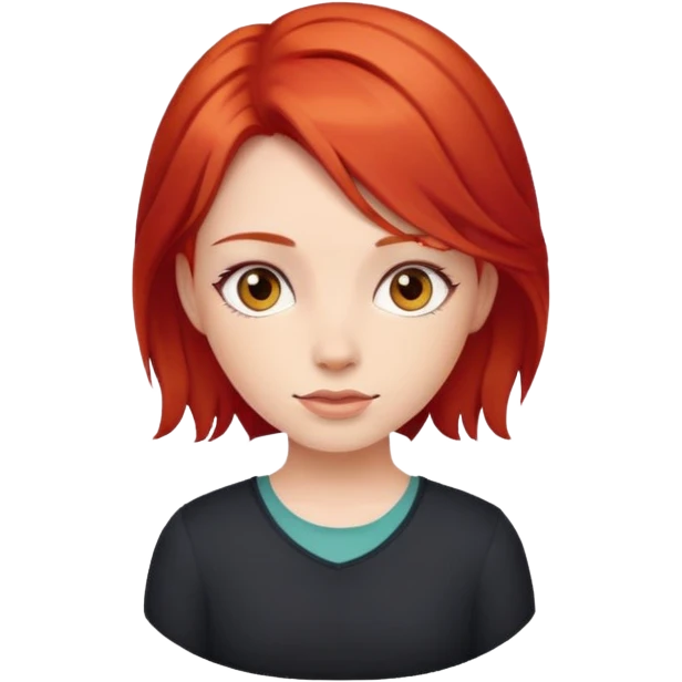 girl with red hair emoji
