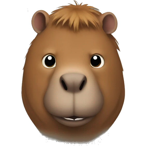 Mad capibara emoji