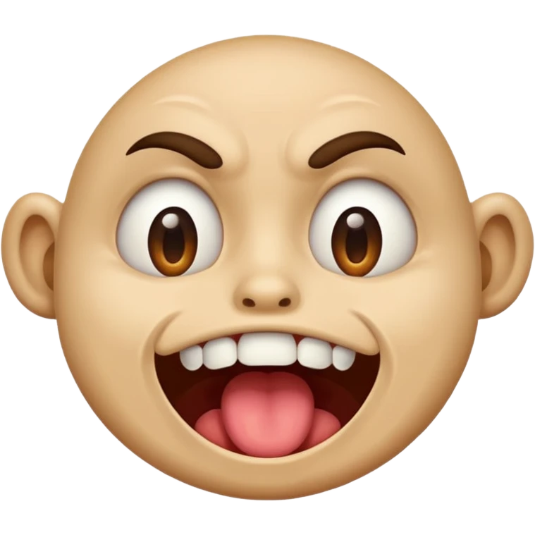 Uma junção destes dois emojis 🤪🤤 emoji