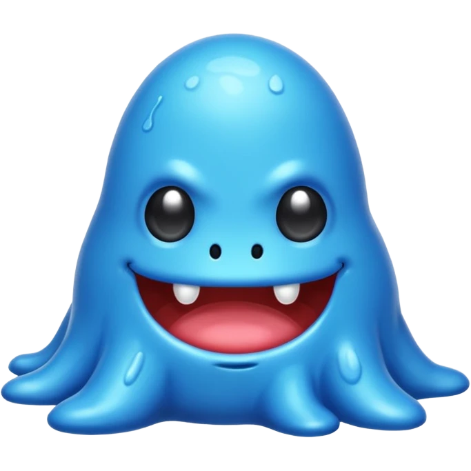 blue slime monster emoji