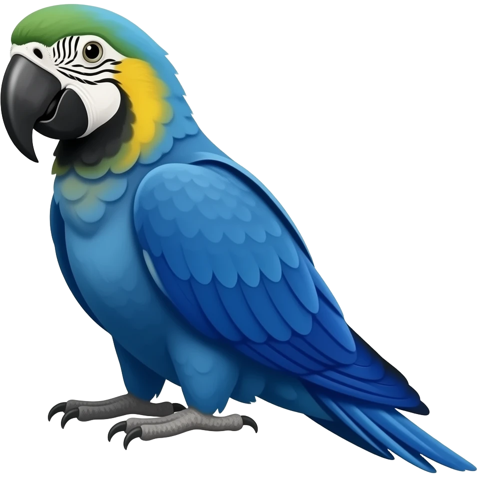 Arara azul emoji