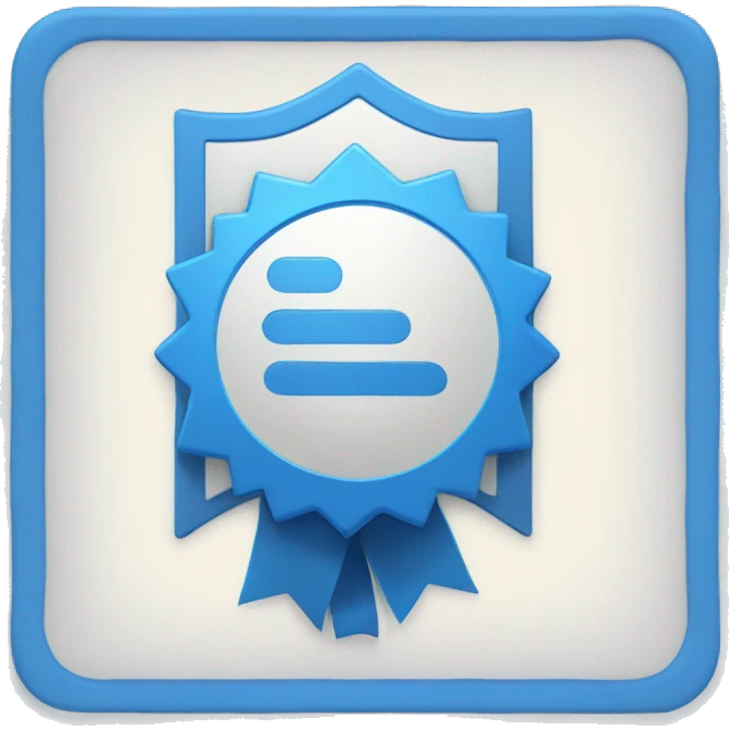 blue certification badge for instagram emoji