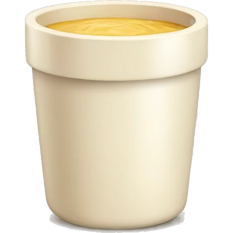 Cream pot emoji