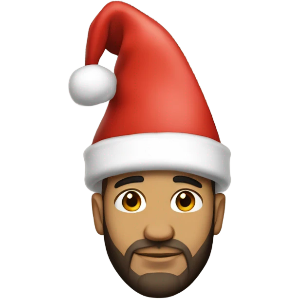 Drake with Santa hat emoji