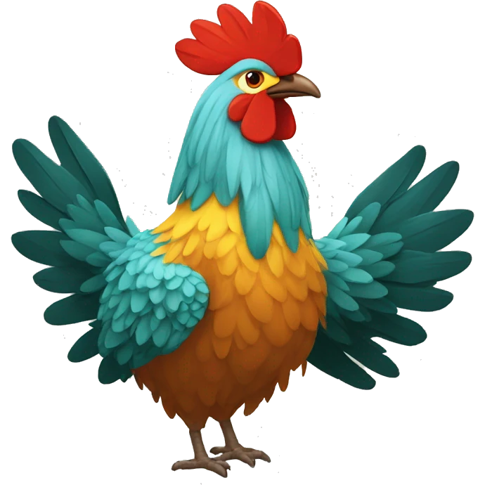 Gallito de las rocas emoji