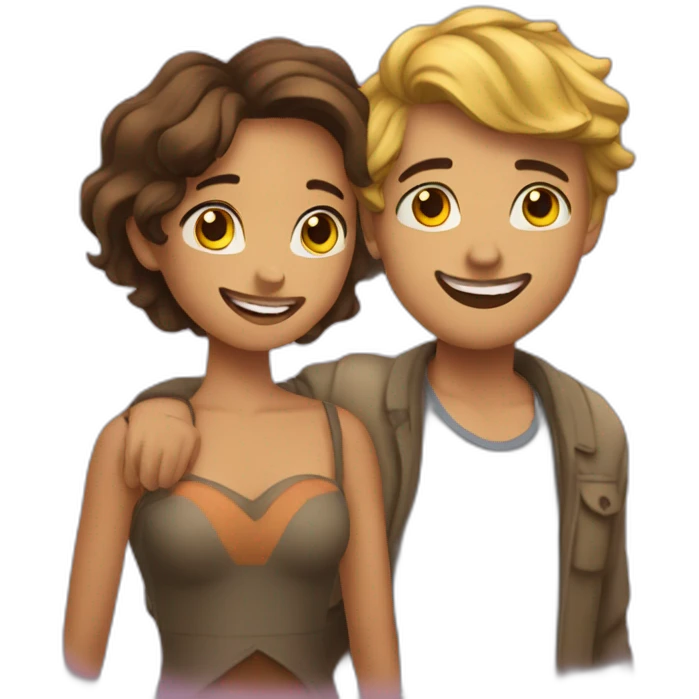 Personnage amoureux emoji