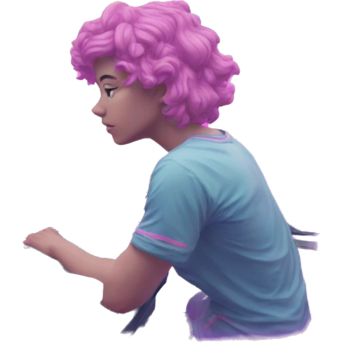 Vaporwave gamer emoji