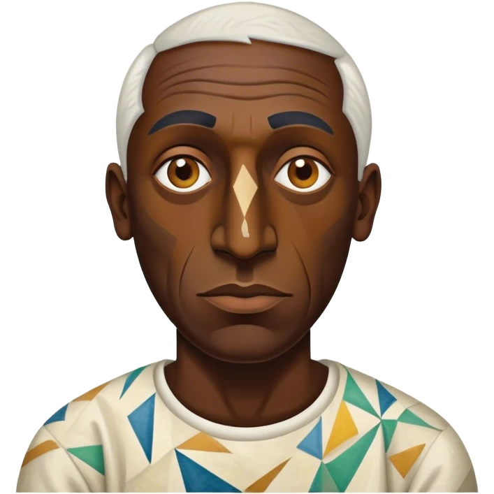 Cinematic Realistic Pablo Picasso Portrait Emoji, depicted as a visionary artist with abstract expressive features and a creative aura, rendered with rich textures and dynamic artistic lighting that captures his revolutionary spirit. emoji