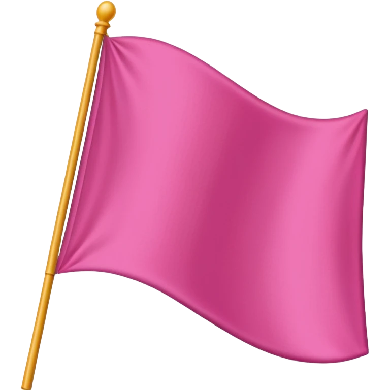 Pink flag emoji