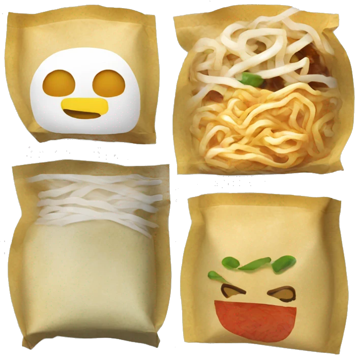 Ramen pack emoji