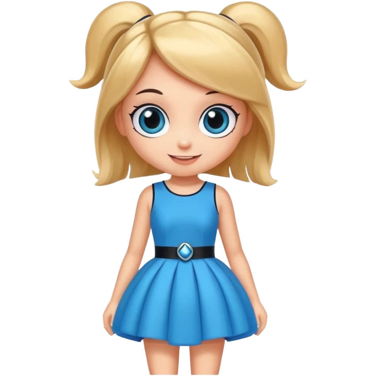 Powerpuff girl bubble emoji