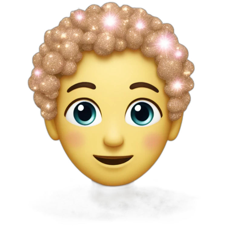 coeur avec des paillettes emoji