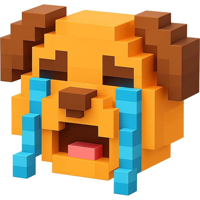 Dog Cry emoji