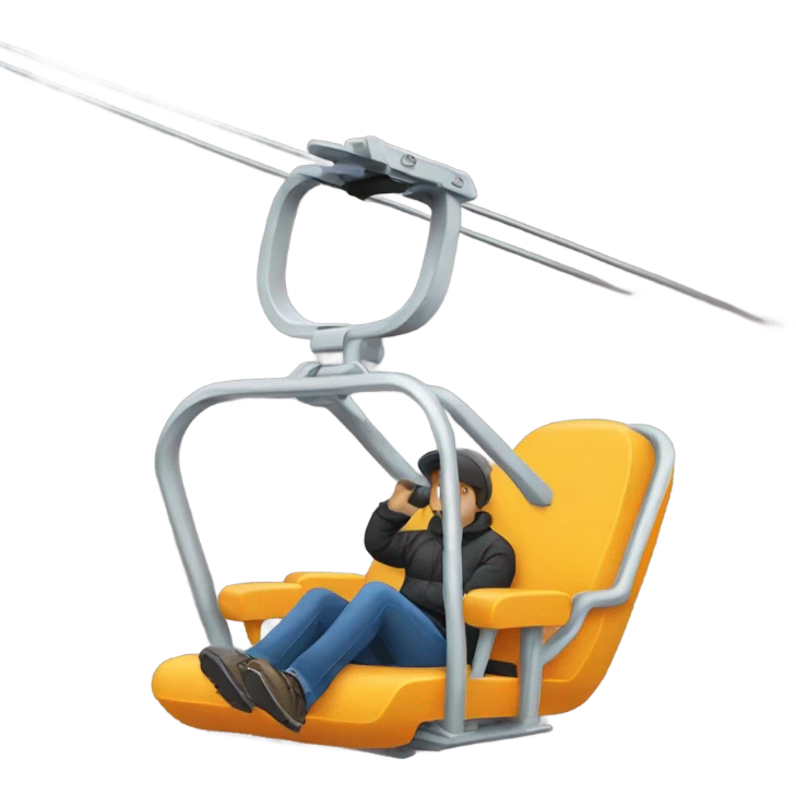 Swinging chairlift  emoji