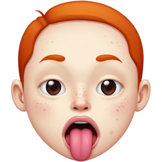 ugly 🥺👀 emoji with tongue out emoji