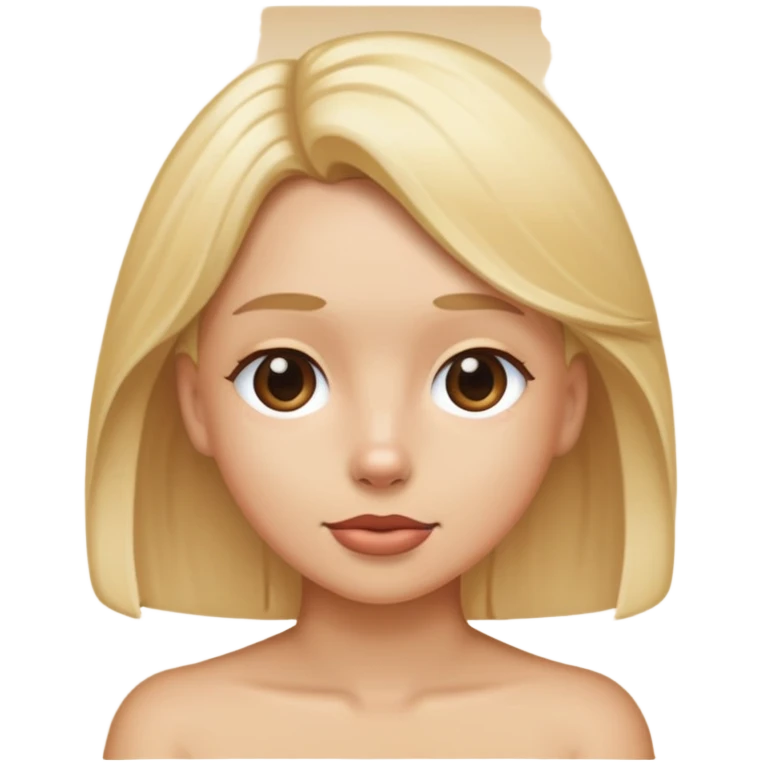 Blonde naked doggy style  emoji