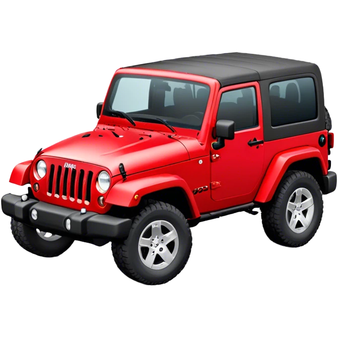 Jeep Wrangler - Jeep (Model Year: 2022) (Iconic colour: Red) emoji