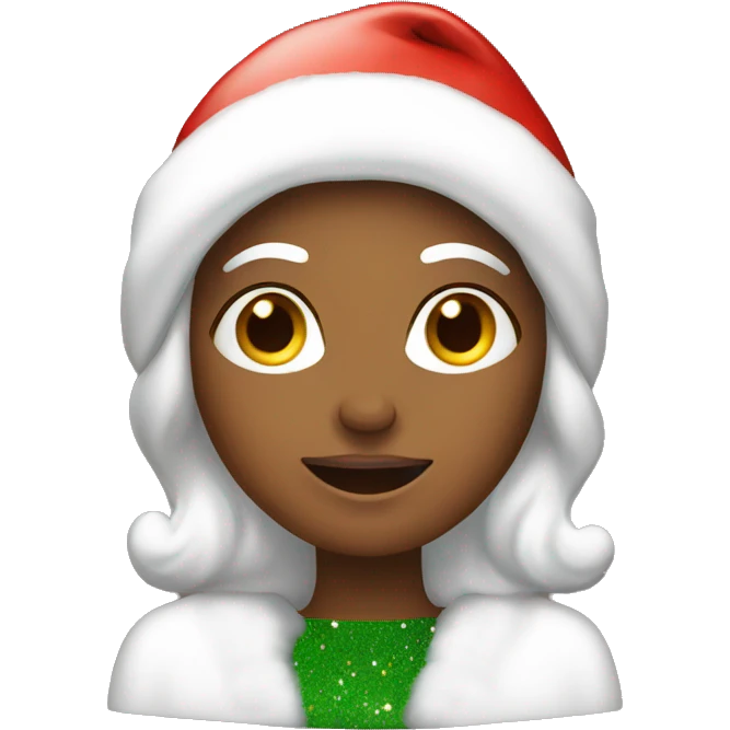 A chrismas woman  emoji