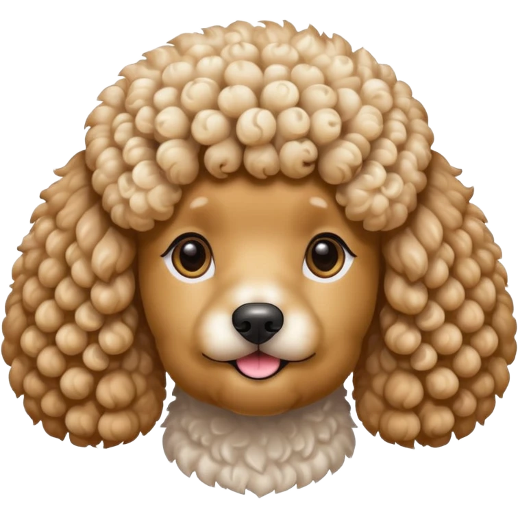 poodle dog emoji