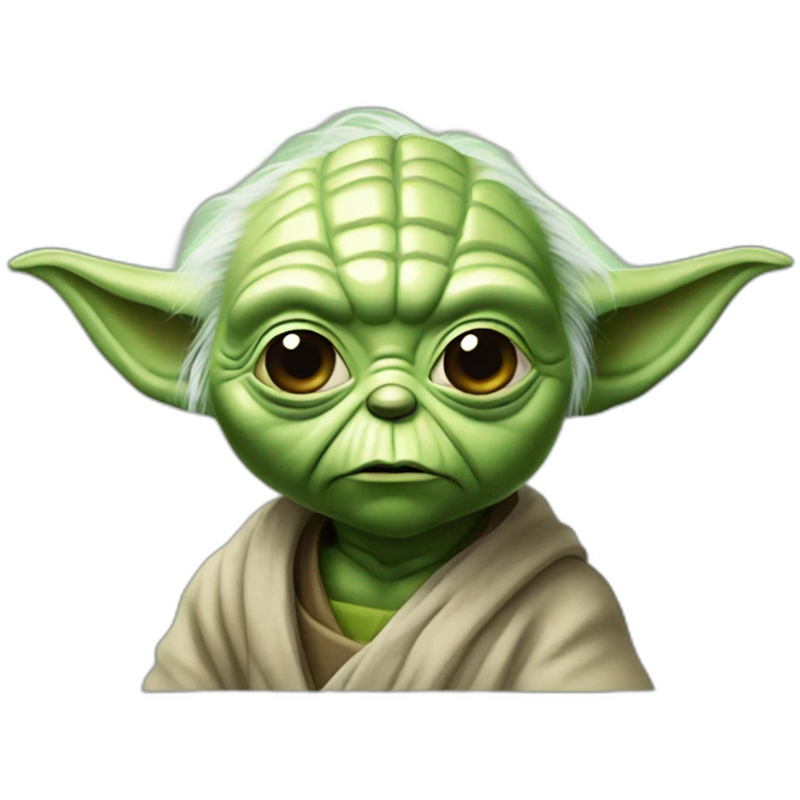 Yoda qui fume emoji