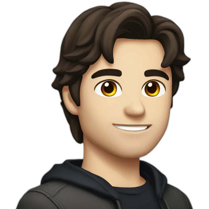 damon salvatore amoureux emoji