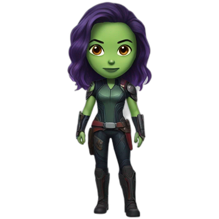 Gamora from Guardians of the Galaxy emoji
