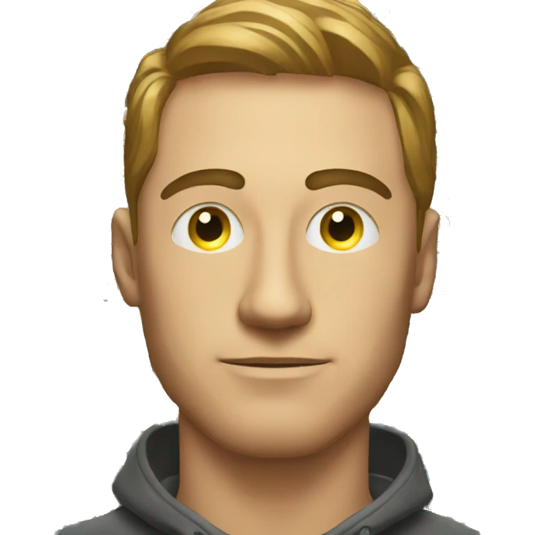 a man with bitcoins in his eyes emoji