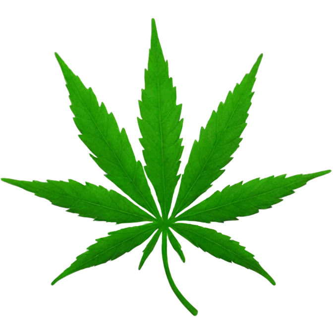 Weed leaf emoji