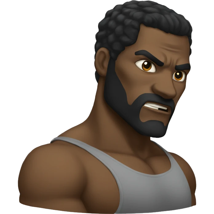 Pantera negra imponente  emoji