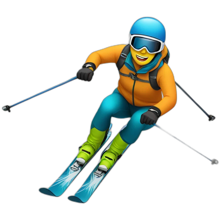 ski downhill emoji