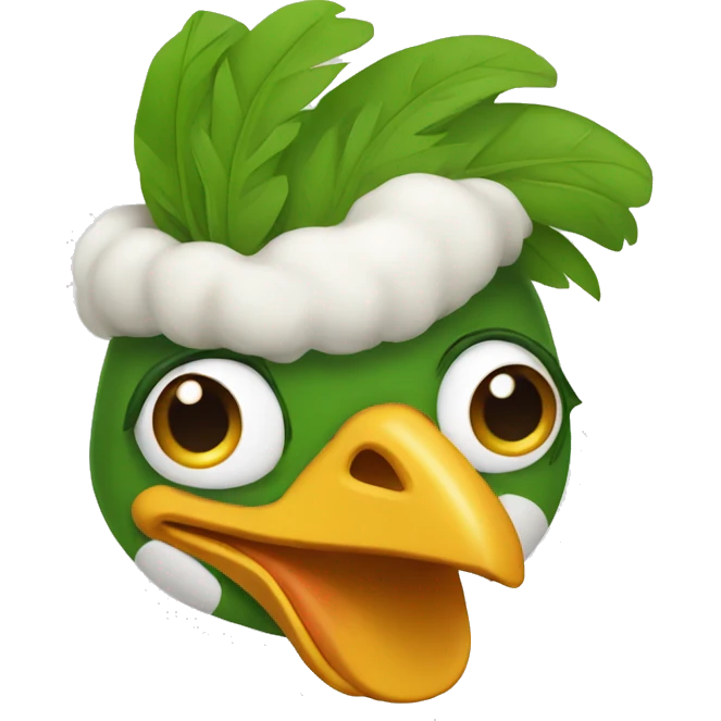 Pollo verde emoji
