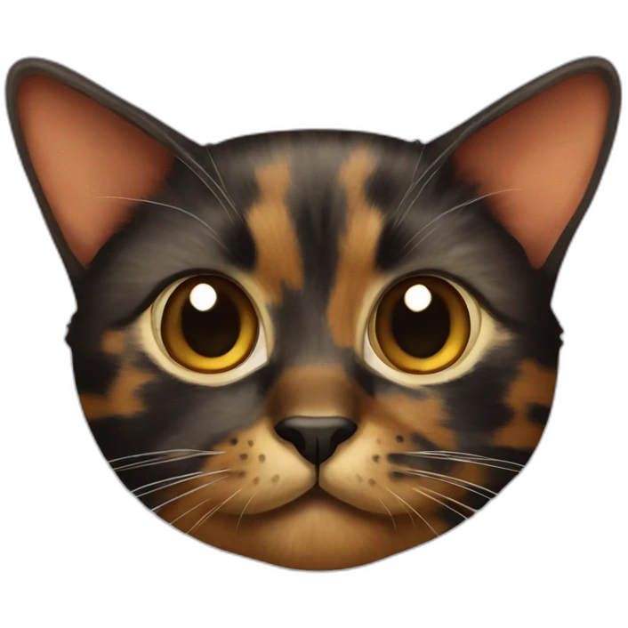 Tortoiseshell cat emoji