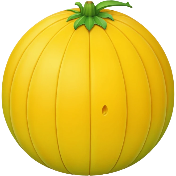 whole yellow melon  emoji
