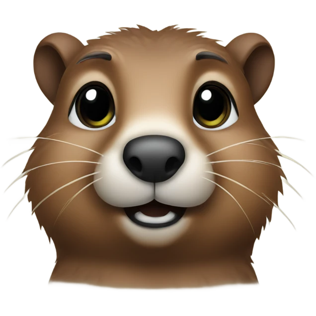 Small cute groundhog  emoji