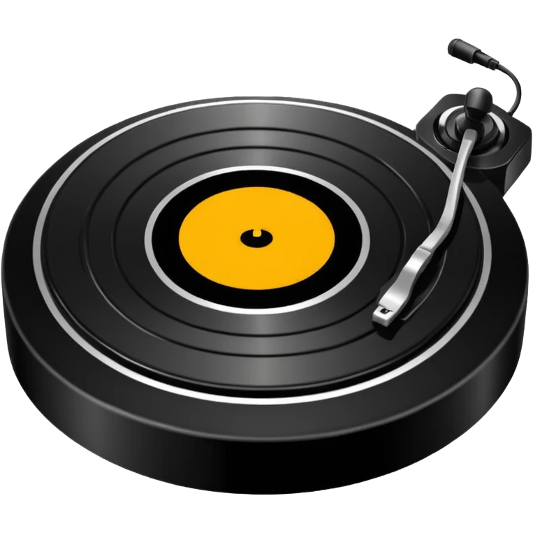 A DJ plate  emoji