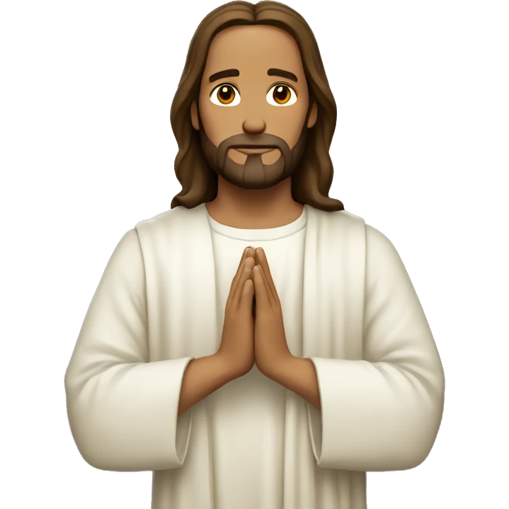 jesus christ pray emoji