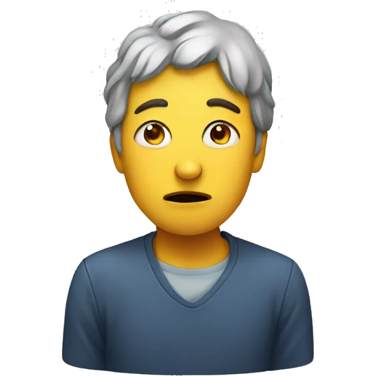 Face who tries to remain calm emoji