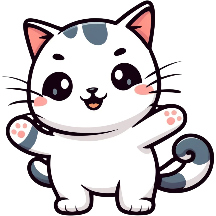 cat with a thumbs up emoji